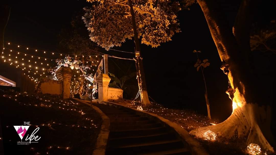 Stairway to That Rustic Tea Bungalow by the River Brahmaputra in Assam